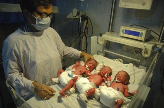 26 year old woman gave birth to triplets at TMC hospital 26 year old woman gave birth to triplets at TMC hospital